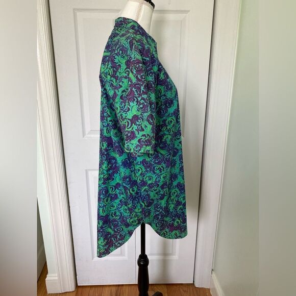 Oversized Vintage Button Down Blouse - Picture 5 of 7